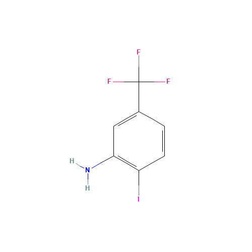 105202-02-6 3-Amino-4-iodobenzotrifluoride chemical structure