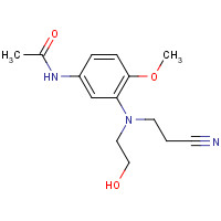 22588-78-9 N-[3-[(2-Cyanoethyl)(2-hydroxyethyl)amino]-4-methoxyphenyl]acetamide chemical structure