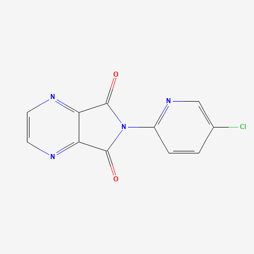 43200-82-4 6-(5-Chloro-2-pyridyl)-5H-pyrrolo[3,4-b]pyrazine-5,7(6H)-dione chemical structure