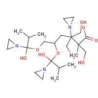 64265-57-2 Trimethylolpropane tris(2-methyl-1-aziridinepropionate) chemical structure