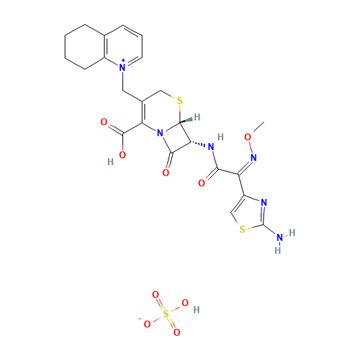 118443-89-3 Cefquinome sulfate chemical structure