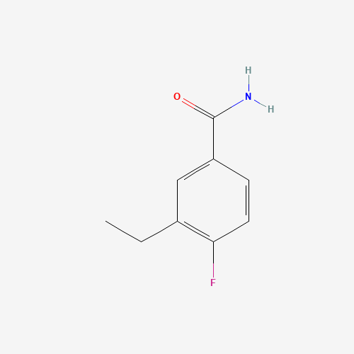 1112179-03-9 3-ethyl-4-fluorobenzamide chemical structure