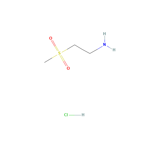 104458-24-4 2-Aminoethylmethylsulfone hydrochloride chemical structure