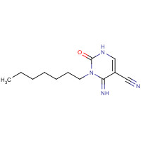 53608-90-5 3-n-Heptyl-5-cyanocytosine chemical structure