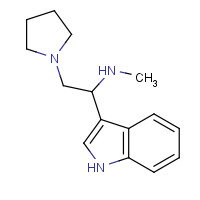 885951-05-3 [1-(1H-INDOL-3-YL)-2-PYRROLIDIN-1-YL-ETHYL]-METHYL-AMINE chemical structure
