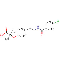 63927-29-7 BEZAFIBRATE chemical structure
