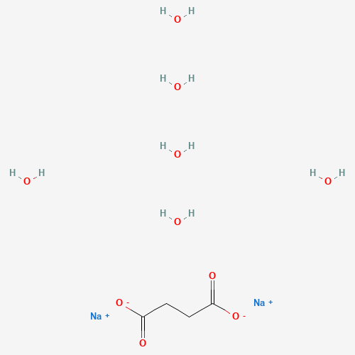 6106-21-4 Disodium succinate hexahydrate chemical structure