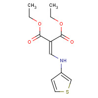 65076-02-0 DIETHYL 2-[(3-THIENYLAMINO)METHYLIDENE chemical structure