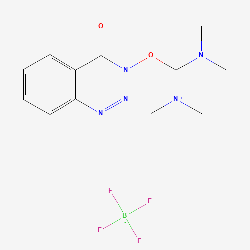 125700-69-8 N,N,N',N'-Tetramethyl-O-(3,4-dihydro-4-oxo-1,2,3-benzotriazin-3-yl)uronium tetrafluoroborate chemical structure