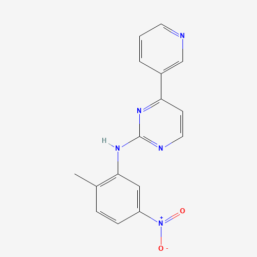 152460-09-8 N-(2-Methyl-5-nitrophenyl)-4-(pyridin-3-yl)pyrimidin-2-amine chemical structure