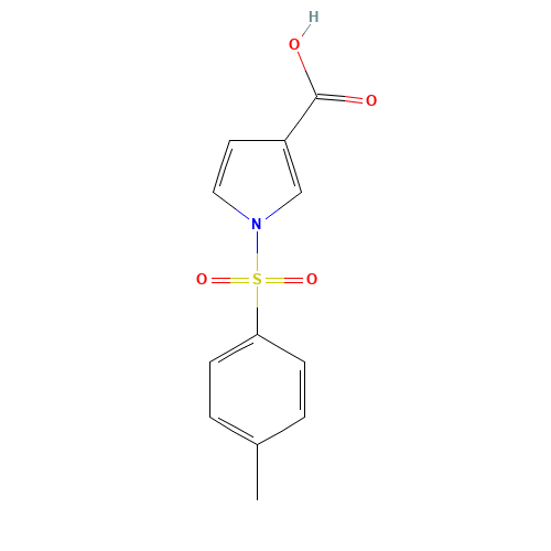 106058-86-0 N-Tosyl-3-pyrrolecarboxylic acid chemical structure