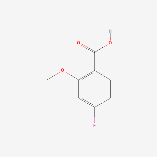 395-82-4 4-Fluoro-2-methoxybenzoic acid chemical structure