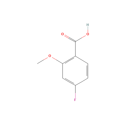 395-82-4 4-Fluoro-2-methoxybenzoic acid chemical structure
