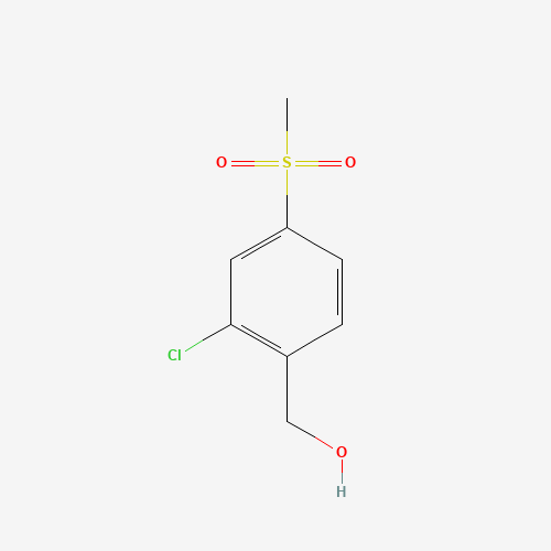 181300-40-3 (2-CHLORO-4-METHANESULFONYL-PHENYL)-METHANOL chemical structure