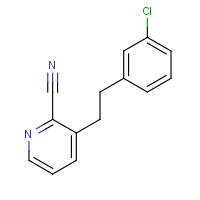 31255-57-9 3-[2-(3-Chlorophenyl)ethyl]-2-pyridinecarbonitrile chemical structure