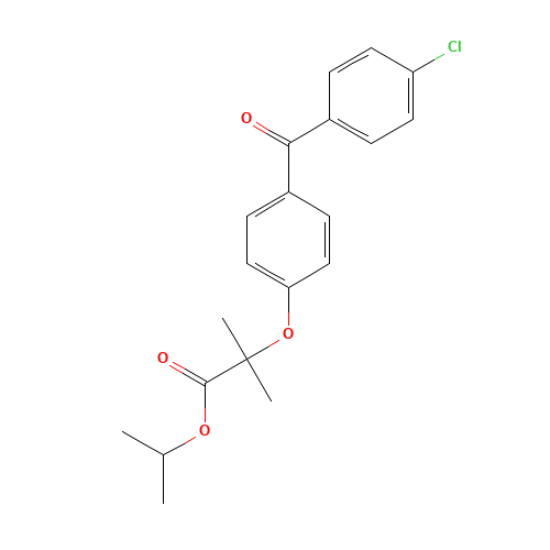 49562-28-9 Fenofibrate chemical structure