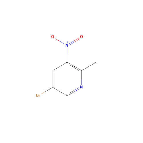 911434-05-4 5-Bromo-2-methyl-3-nitropyridine chemical structure