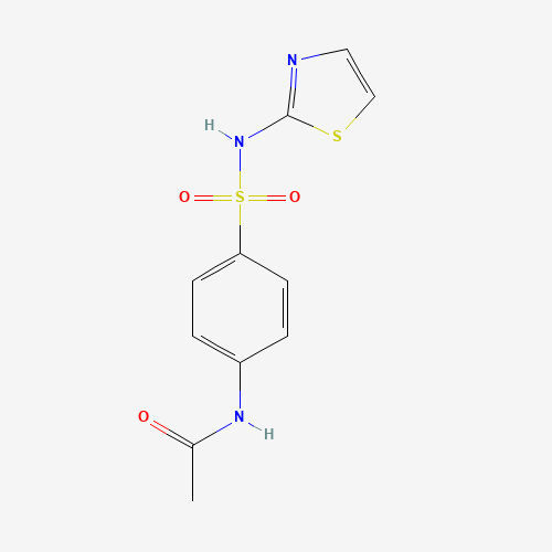 127-76-4 4'-(thiazol-2-ylsulphamoyl)acetanilide chemical structure