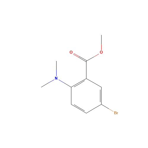 1131587-63-7 methyl 5-bromo-2-(dimethylamino)benzoate chemical structure