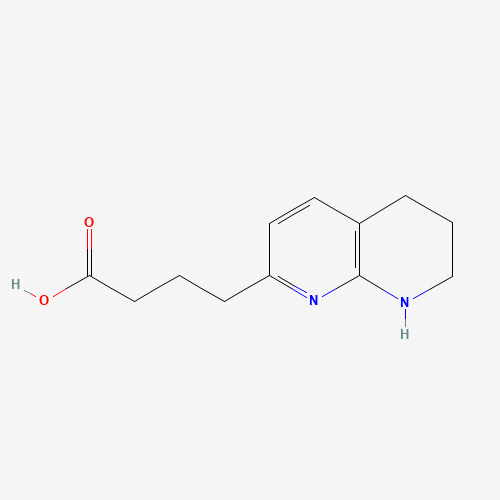 332884-21-6 5,6,7,8-TETRAHYDRO-1,8-NAPHTHYRIDIN-2-BUTYRIC ACID chemical structure