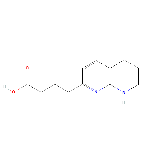 332884-21-6 5,6,7,8-TETRAHYDRO-1,8-NAPHTHYRIDIN-2-BUTYRIC ACID chemical structure
