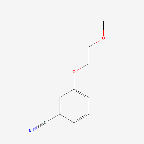 80407-67-6 3-(2-methoxyethoxy)benzonitrile chemical structure