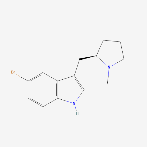 143322-57-0 (R)-5-Bromo-3-((1-methylpyrrolidin-2-yl)methyl)-1H-indole chemical structure