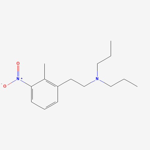 91374-23-1 N,N-Dipropyl-2-methyl-3-nitrophenylethanamine chemical structure