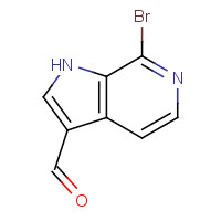 1190317-67-9 7-bromo-1H-pyrrolo[2,3-c]pyridine-3-carbaldehyde chemical structure