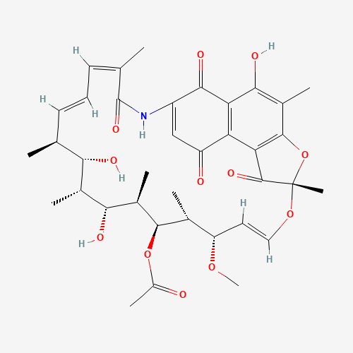 13553-79-2 1,4-Dideoxy-1,4-dihydro-1,4-dioxo-rifamycin chemical structure