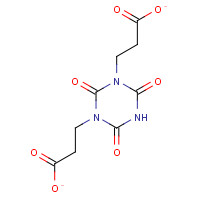 2904-40-7 BIS(2-CARBOXYETHYL) ISOCYANURATE chemical structure