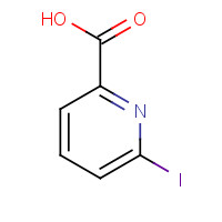 55044-68-3 6-IODO-PYRIDINE-2-CARBOXYLIC ACID chemical structure