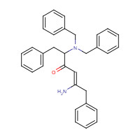 156732-13-7 (S,Z)-5-Amino-2-(dibenzylamino)-1,6-diphenylhex-4-en-3-one chemical structure