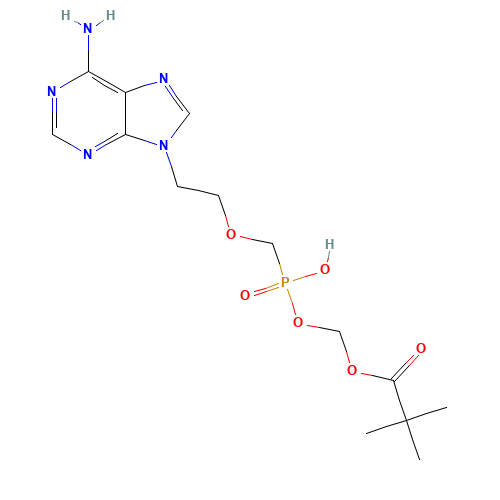 142341-05-7 9-[2-(Phosphonomethoxy)ethyl]adenine,Mono(pivaloyloxy)methyl Ester chemical structure