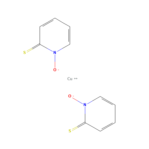14915-37-8 Bis(1-hydroxy-1H-pyridine-2-thionato-O,S)copper chemical structure