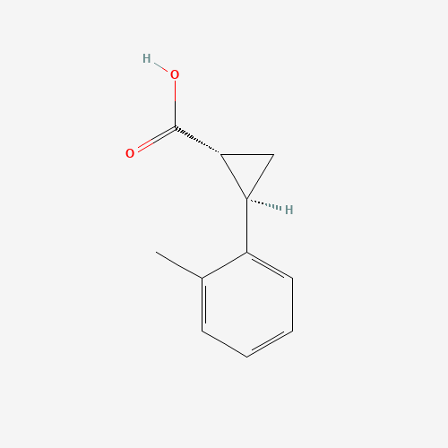 705250-88-0 (1R,2R)-2-o-tolylcyclopropanecarboxylic acid chemical structure