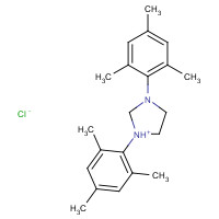 173035-10-4 1,3-BIS(2,4,6-TRIMETHYLPHENYL)-IMIDAZOLIDINIUM-CHLORIDE chemical structure