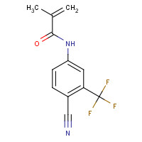 90357-51-0 N-[4-Cyano-3-(trifluoromethyl)phenyl]methacrylamide epoxide chemical structure