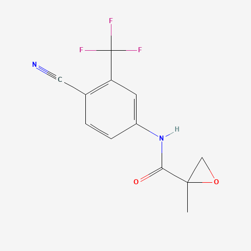 90357-51-0 N-[4-Cyano-3-(trifluoromethyl)phenyl]methacrylamide epoxide chemical structure