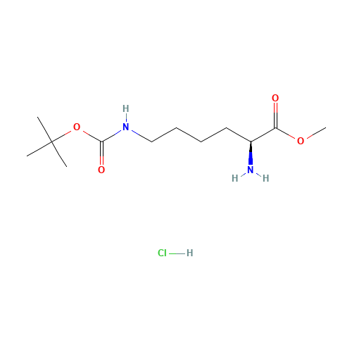 2389-48-2 N-Boc-L-lysine methyl ester hydrochloride chemical structure