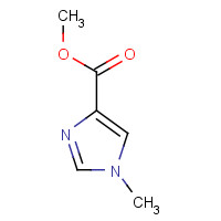 17289-19-9 1-METHYL-1H-IMIDAZOLE-4-CARBOXYLIC ACID METHYL ESTER chemical structure