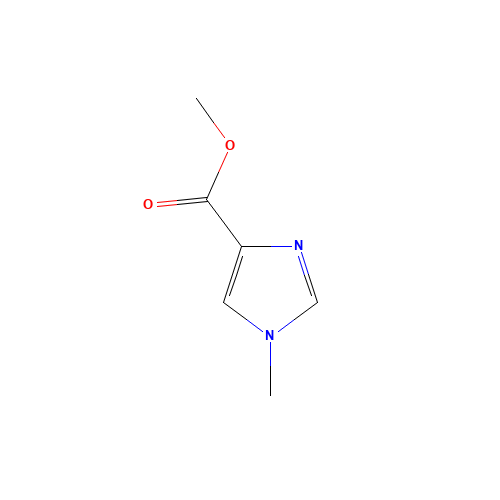 17289-19-9 1-METHYL-1H-IMIDAZOLE-4-CARBOXYLIC ACID METHYL ESTER chemical structure