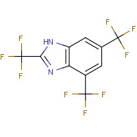 185412-89-9 2,4,6-TRIS(TRIFLUOROMETHYL)-BENZIMIDAZOLE chemical structure