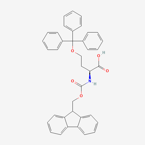 111061-55-3 FMOC-HOMOSER(TRT)-OH chemical structure
