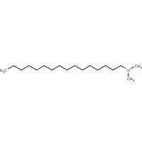 112-69-6 Hexadecyldimethylamine chemical structure