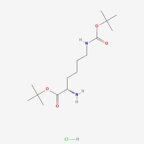 13288-57-8 Ne-Boc-L-lysine tert-butyl ester hydrochloride chemical structure