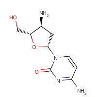 84472-90-2 3'-amino-2',3'-dideoxycytidine chemical structure