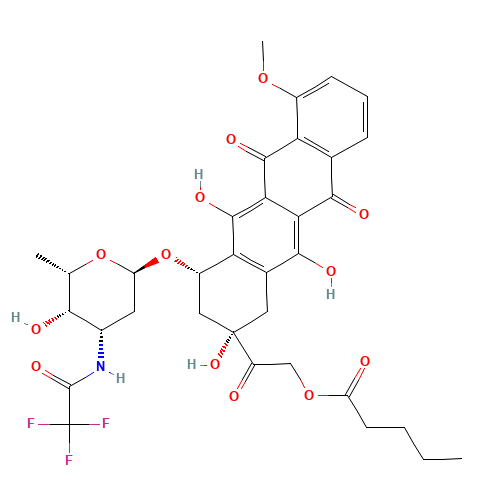 56124-62-0 Valrubicin chemical structure