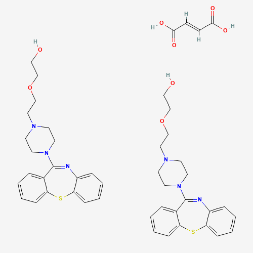 111974-72-2 Quetiapine fumarate chemical structure