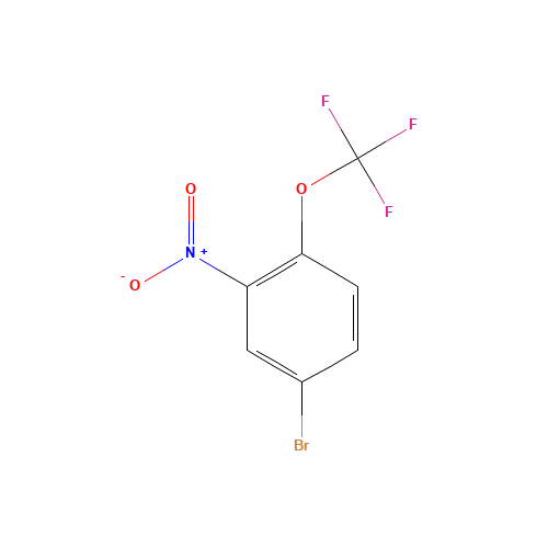 95668-20-5 3-NITRO-4-(TRIFLUOROMETHOXY)BROMOBENZENE chemical structure